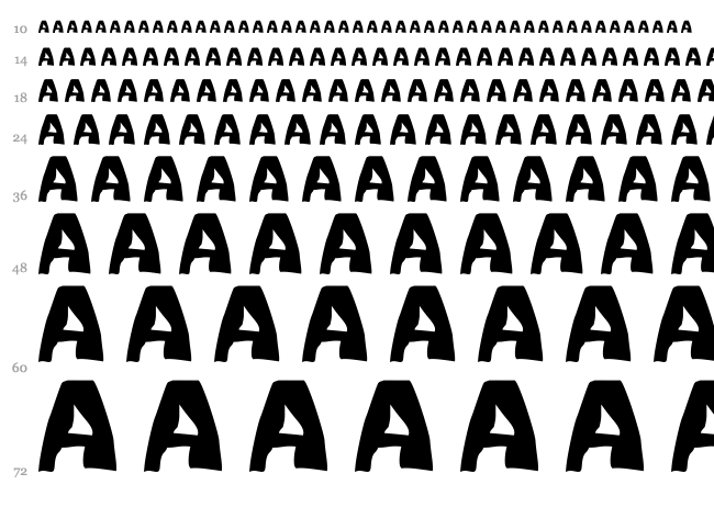 Mano Alzada font waterfall